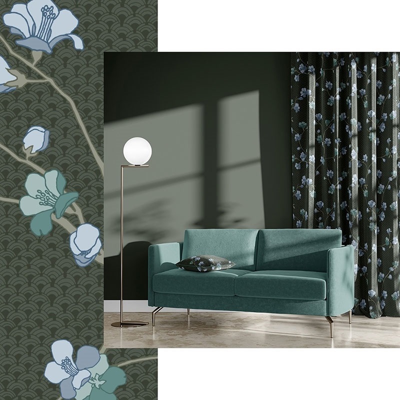 灰綠色彩應用案例