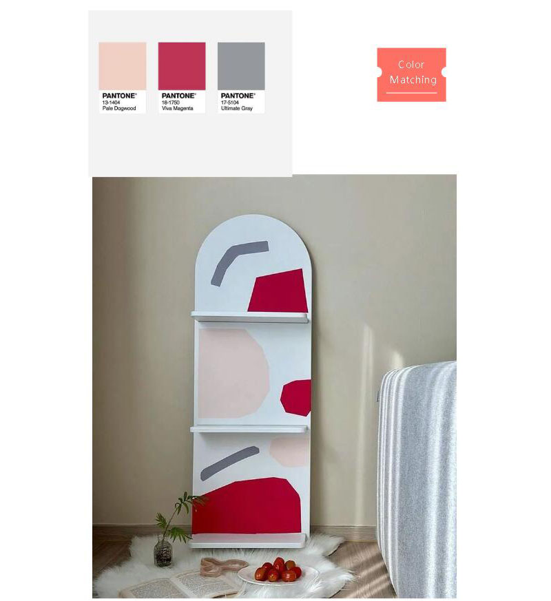 pantone年度色書架