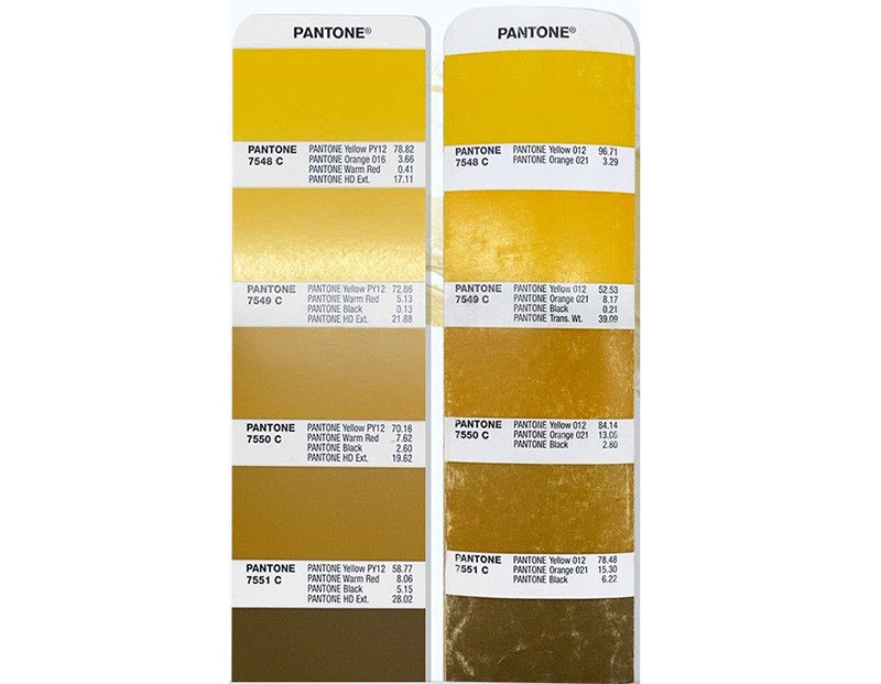 潘通色卡老化效應