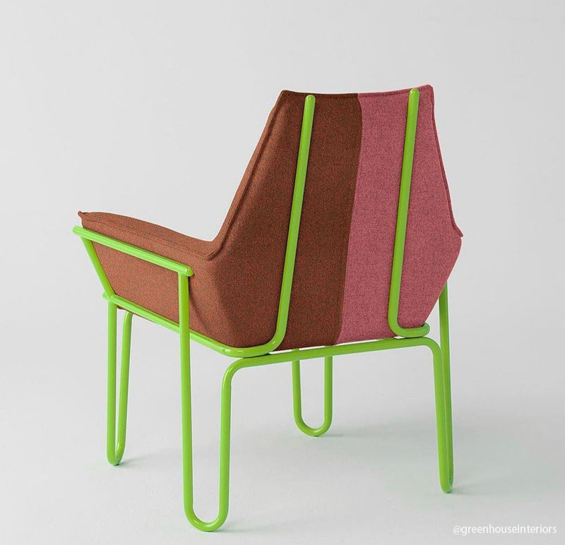 纖維綠色沙發(fā)