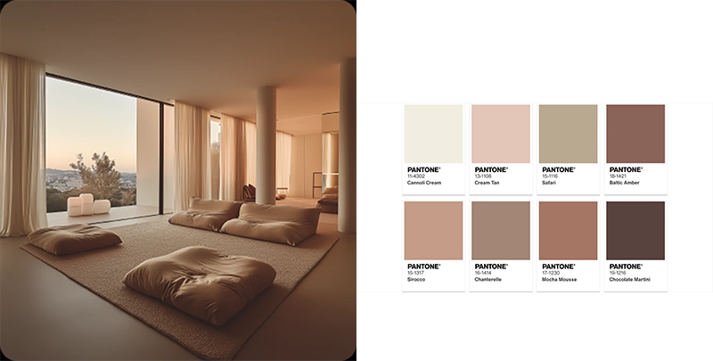 潘通2025年度色調色板