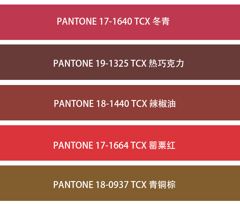 潘通2026秋冬流行色趨勢